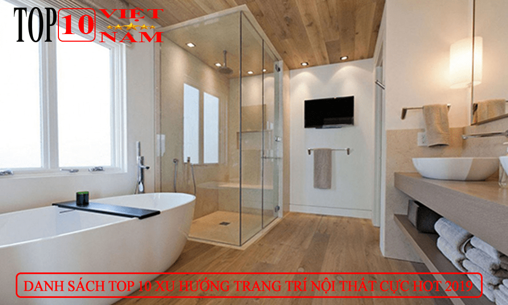 trang trí nội thất phòng tắm hiện đại