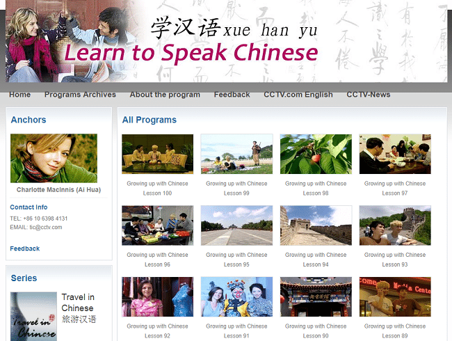 cctv Trang CCTV Learn Chinese
