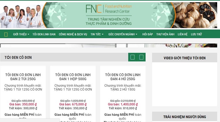 fnc.vn - Website Bán Tỏi Đen Online