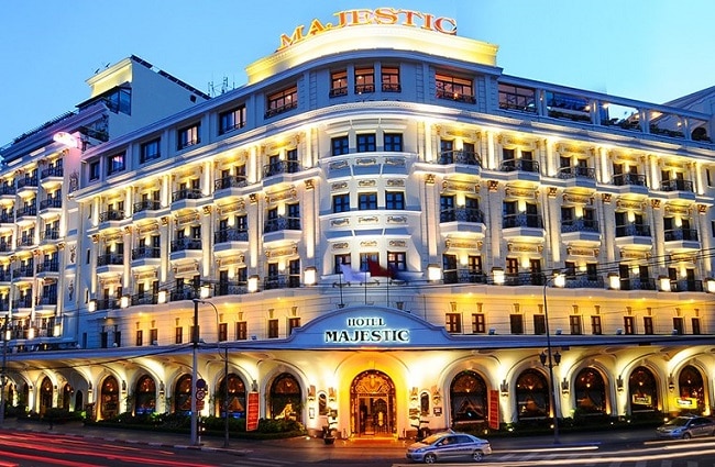 Majestic là Top 10 Khách sạn 5 sao tốt nhất tại TPHCM