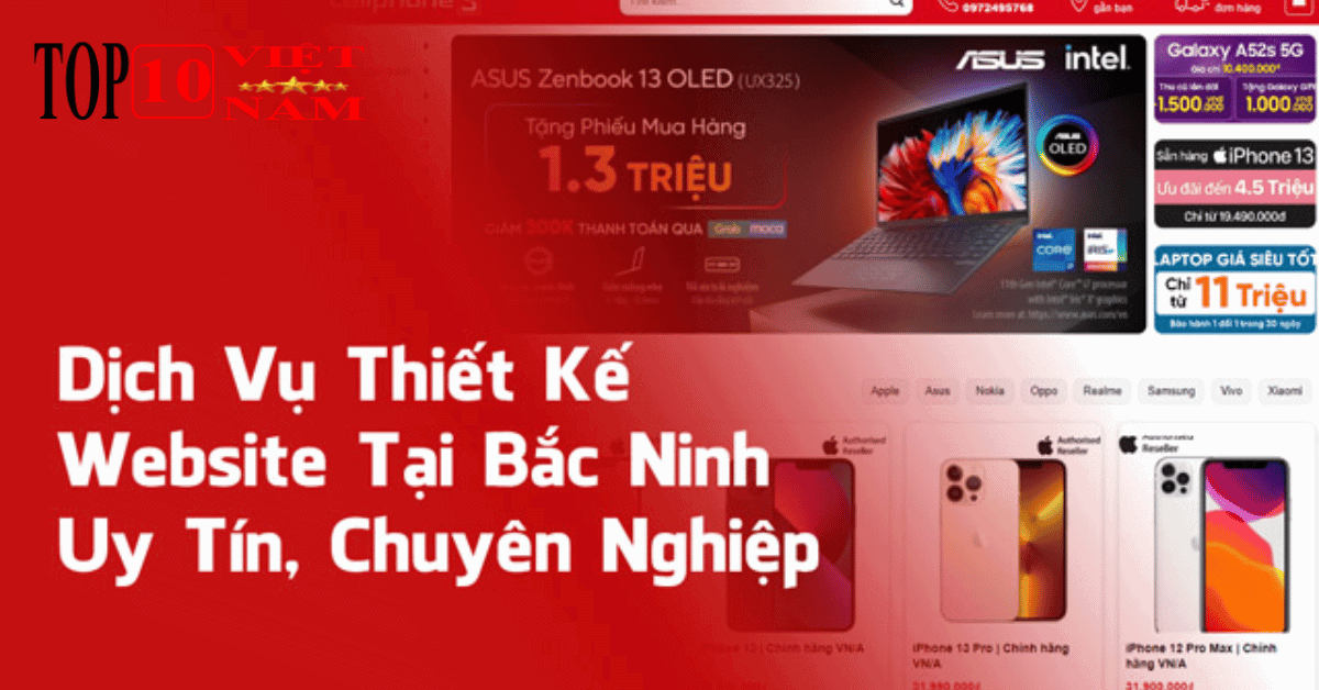 Top 7 Công Ty Thiết Kế Website Bắc Ninh Uy Tín - Chất Lượng