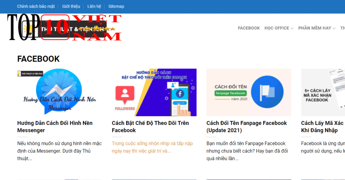 Trang Website Công Nghệ Uy Tín