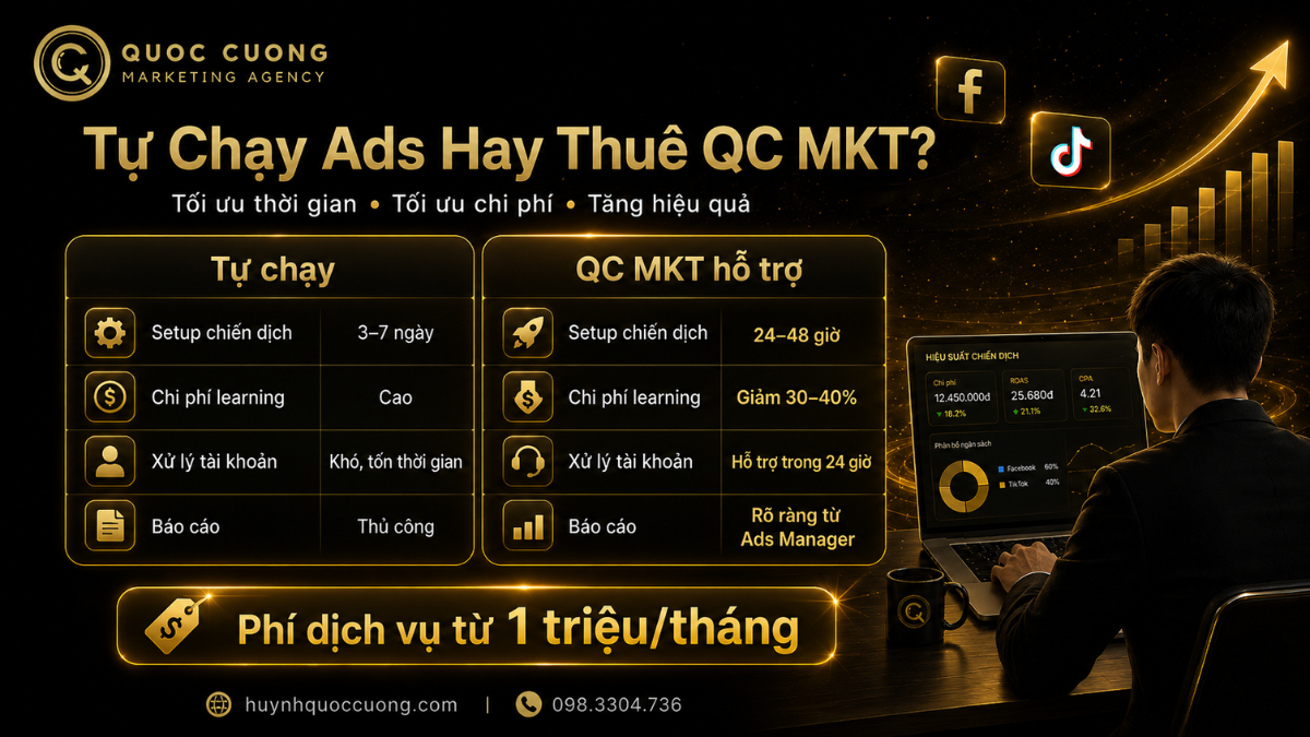 Tại sao thuê dịch vụ hiệu quả hơn tự chạy?